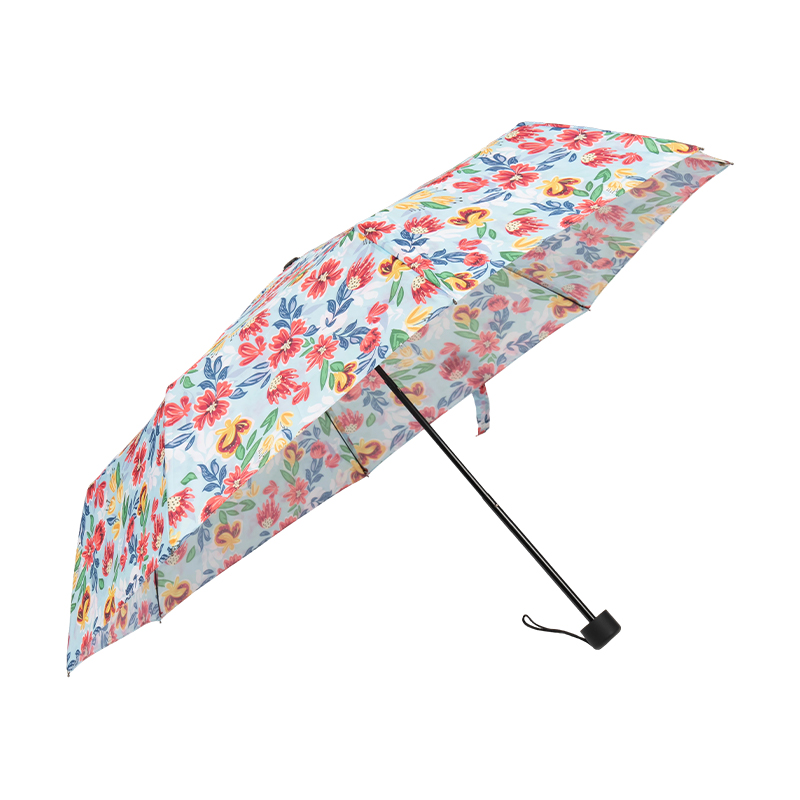 简约小花卉折叠伞
