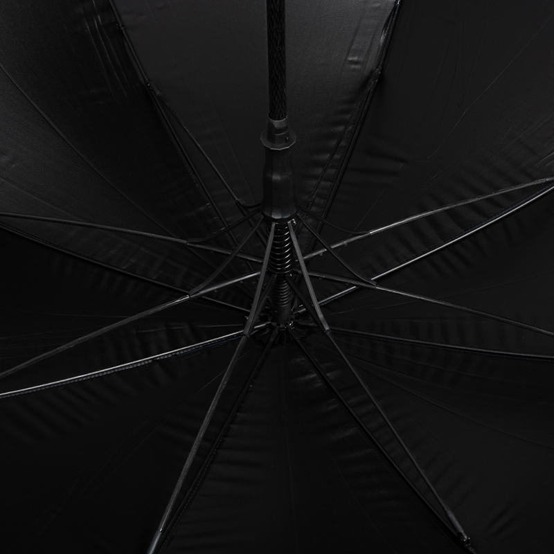 直黑胶阳光雨高尔夫伞