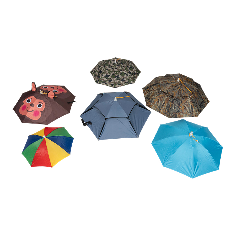 双层可穿戴雨伞帽