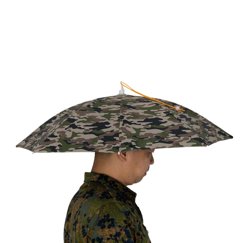 双层可穿戴雨伞帽