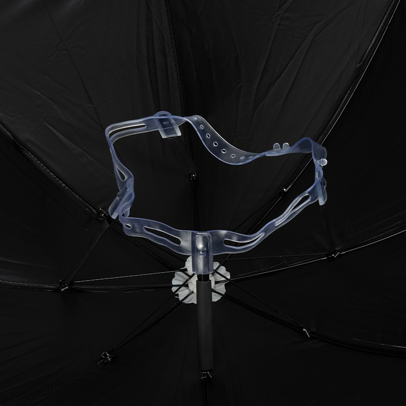 双层可穿戴雨伞帽